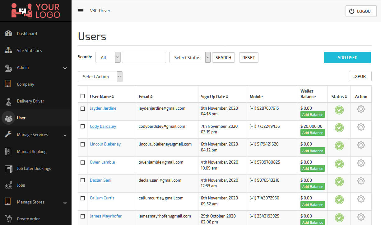 Admin Panel